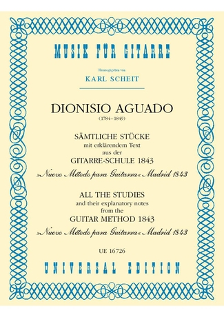 AGUADO D. - OBRAS DEL METODO DE GUITARRA -