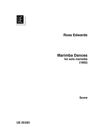 EDWARDS R. - MARIMBA DANCES -MARIMBA SOLA