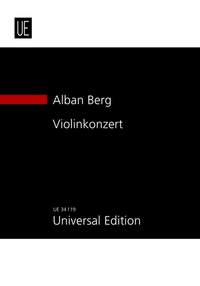 BERG A. - CONCIERTO VIOLIN -