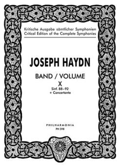 HAYDN J. - SINFONIAS V.10 (88-92) Y CONCERTANTE -