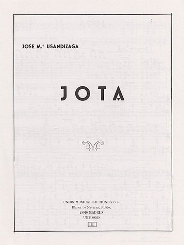 USANDIZAGA J.M. - JOTA -