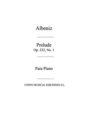 ALBENIZ I. - PRELUDIO DE CANTOS DE ESPAÑA - OP.232 Nº1