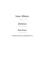 ALBENIZ I. - ZORTZICO -