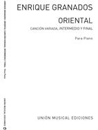 GRANADOS E. - ORIENTAL CANCION VARIADA -