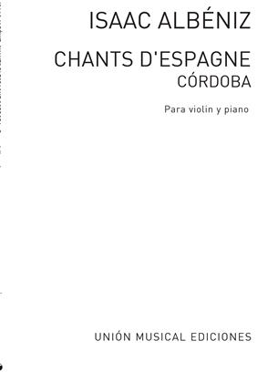ALBENIZ I. - CORDOBA DE CANTOS DE ESPAÑA - OP.232 Nº4