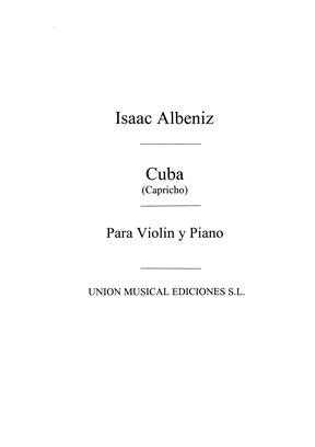 ALBENIZ I. - CUBA,CAPRICHO DE SUITE ESPAÑOLA - OP.47 Nº8