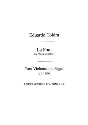 TOLDRA E. - LA FONT DE SEIS SONETOS -