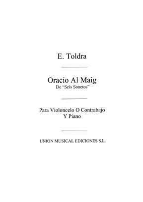 TOLDRA E. - ORACIO AL MAIG DE SEIS SONETOS -