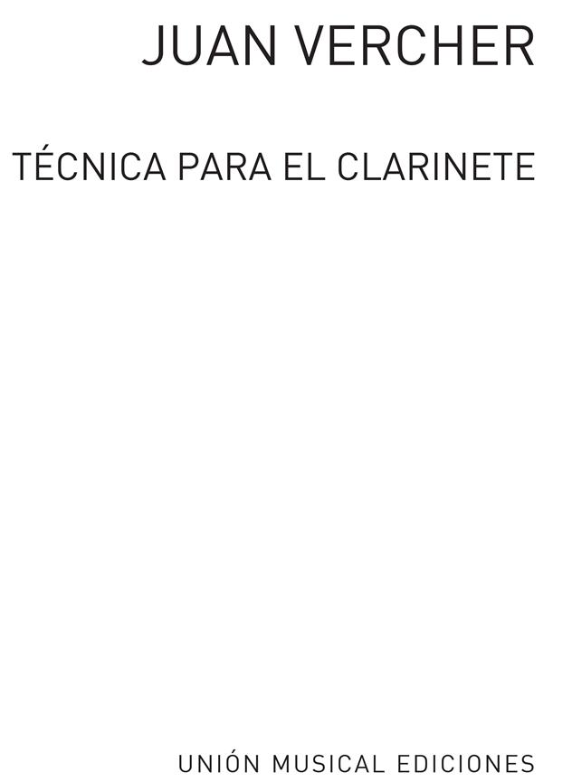 VERCHER J. - TECNICA PARA EL CLARINETE -