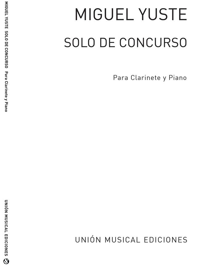YUSTE M. - SOLO DE CONCURSO - CLARINETE