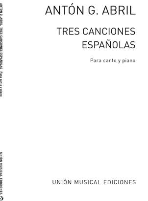 GARCIA ABRIL A. - CANCIONES ESPAÑOLAS (3) -
