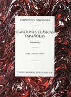 OBRADORS F. - CANCIONES CLASICAS ESPAÑOLAS V.1 -