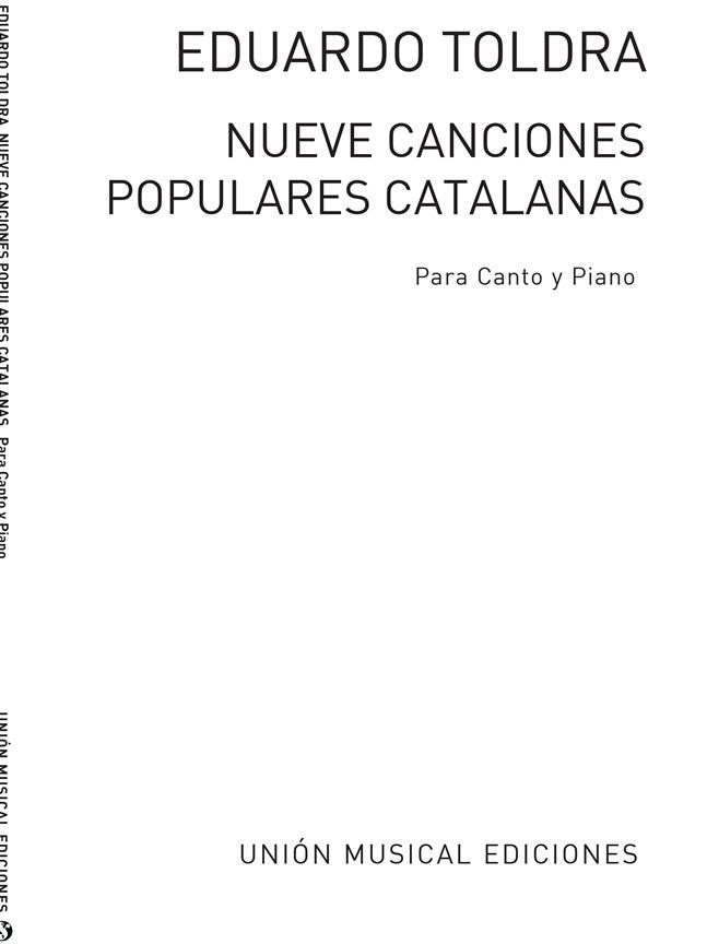 TOLDRA E. - CANCIONES POPULARES CATALANAS (9) -