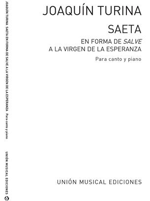 TURINA J. - SAETA EN FORMA DE SALVE VIRGEN ESPERANZA -