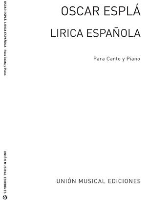 ESPLA O. - LIRICA ESPAÑOLA V.3 -