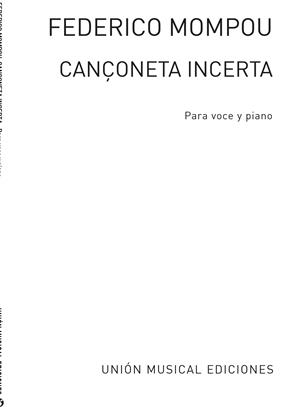 MOMPOU F. - CANZONETA INCIERA -