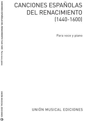ALBUM - CANCIONES ESPAÑOLAS DEL RENACIMIENTO (1440-1600)