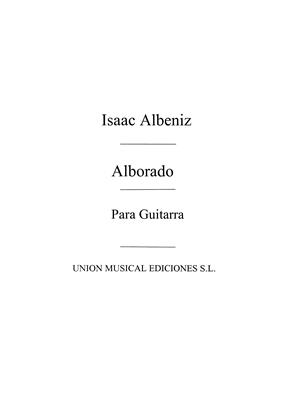 ALBENIZ I. - ALBORADA DE RECUERDOS DE VIAJE - OP.71 Nº3