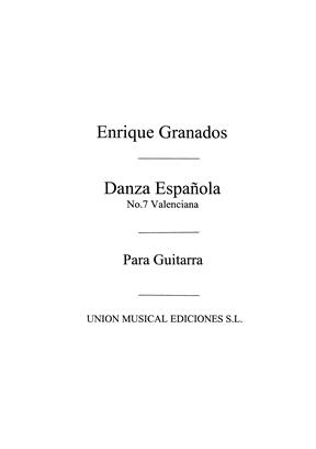 GRANADOS E. - DANZA ESPAÑOLA Nº7 VALENCIANA -