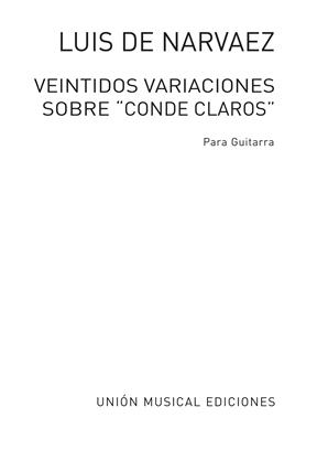 NARVAEZ L. - VARIACIONES SOBRE CONDE CLAROS (22) -