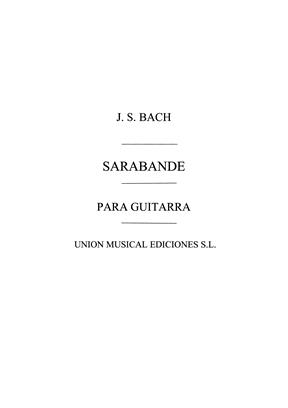 BACH J.S. - SARABANDA DE LA SONATA Nº2 DE VIOLIN -