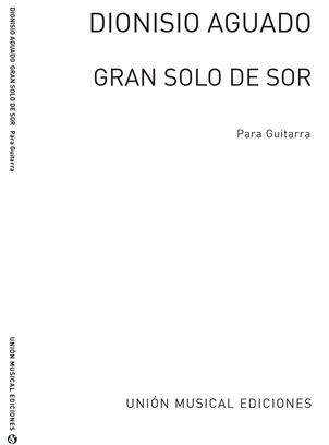 SOR F. - GRAN SOLO OP. 14 GUITARRA - REV.AGUADO