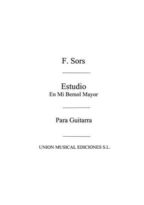 SOR F. - ESTUDIO MI b M - GUITARRA