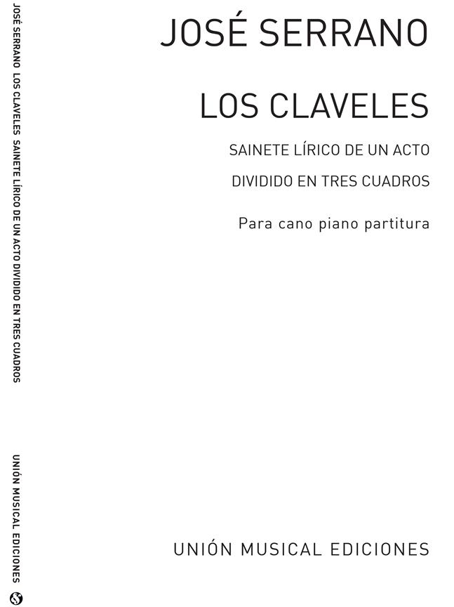 SERRANO J. - LOS CLAVELES - CANTO Y PIANO