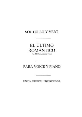 SOUTULLO Y VERT R. - ROMANZA TENOR