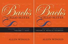 WINOLD A. - BACH CELLO SUITES 1-2 ANALYSYS AND EXPLORATIONS