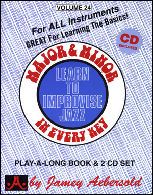 AEBERSOLD J. - MAJOR AND MINOR IN EVERY KEY V.24(CD) -