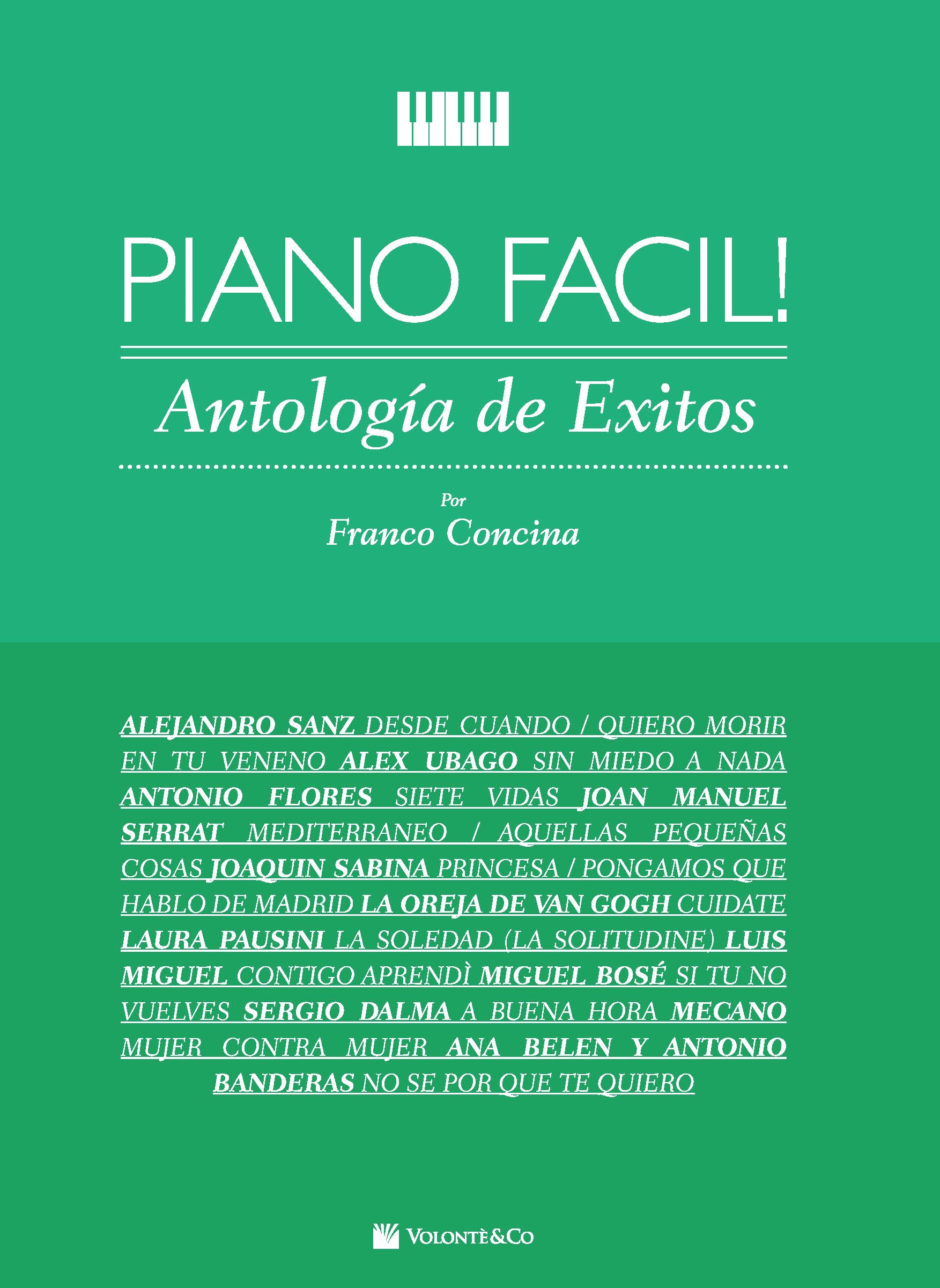 ALBUM (CONCINA F). - PIANO FACIL ANTOLOGIA EXITOS