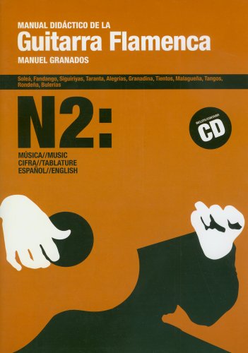 GRANADOS M. - MANUAL DIDACTICO FLAMENCO V.2 (TABLATURA) +CD  ESPAÑOL-INGLES