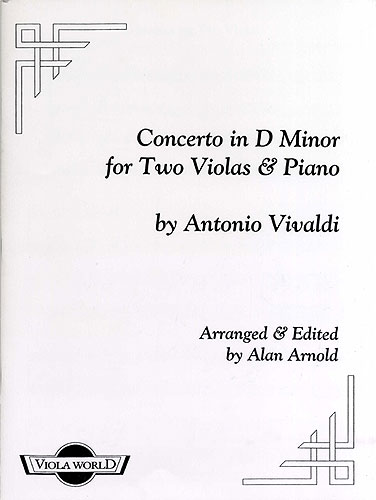 VIVALDI A. - CONCIERTO REm 2 VIOLAS Y PIANO
