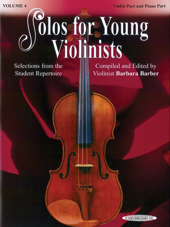 BARBER B.  - SOLOS FOR YOUNG VIOLINIST V.4 - (V/P)