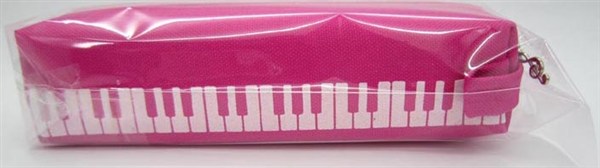 REGALO - ESTUCHE DE TELA ROSA CON TECLADO