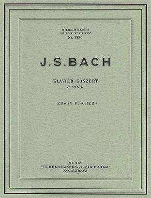 BACH J.S. - CONCIERTO FA m - BWV.1056