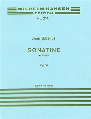 SIBELIUS J. - SONATINA MI M - OP.80