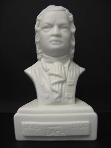 REGALO- BUSTO PORCELANA COMPOSITOR BACH (13CM)