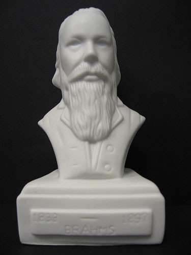 REGALO- BUSTO PORCELANA COMPOSITOR BRAHMS (13CM)