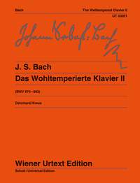 BACH J.S. - CLAVE BIEN TEMPERADO V.2 URTEXT - BWV.870-893