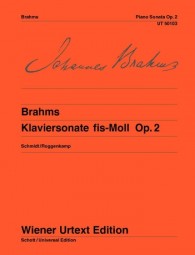 BRAHMS J. - SONATA Nº2 FA# m URTEXT - OP.2