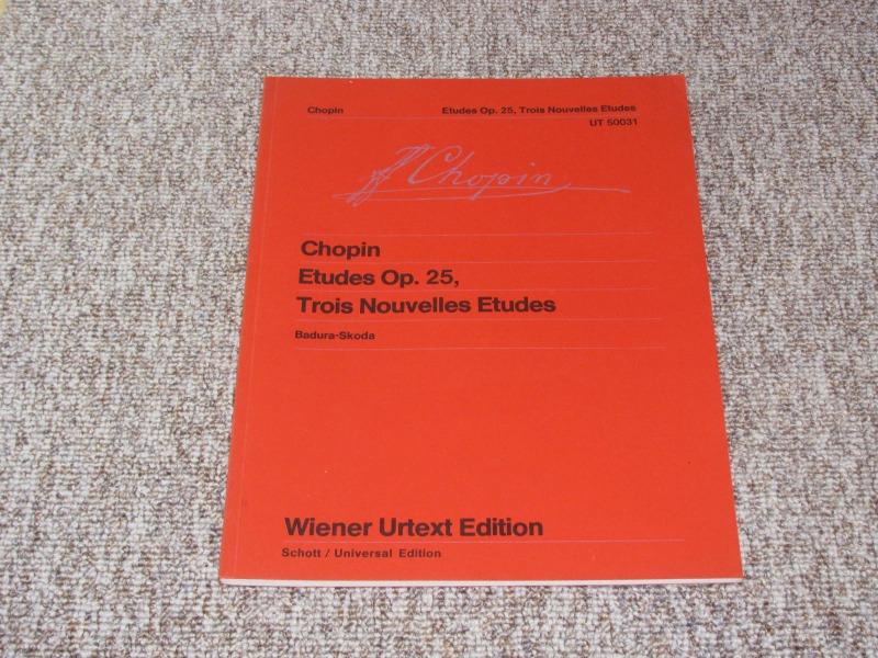 CHOPIN F. - ESTUDIOS Y 3 NUEVOS ESTUDIOS URTEXT - OP.25