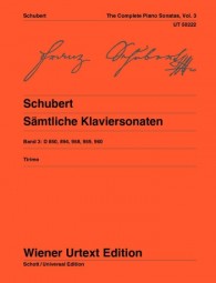SCHUBERT F. - SONATAS V.3 URTEXT -