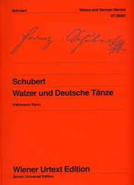 SCHUBERT F. - VALSES Y DANZAS ALEMANAS URTEXT -