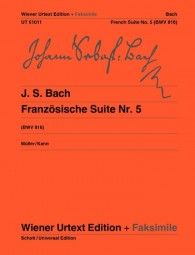 BACH J.S. - SUITE FRANCESA Nº5 URTEXT (FAC) - BWV.816
