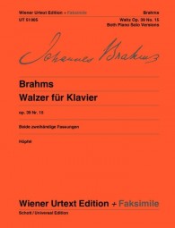 BRAHMS J. - VALS LAb M URTEXT (FAC) - OP.39 Nº15