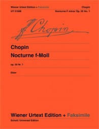 CHOPIN F. - NOCTURNO FA m URTEXT (FAC) - OP.55 Nº1