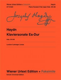 HAYDN J. - SONATA MIb M URTEXT (FAC) - HOB.XVI/49