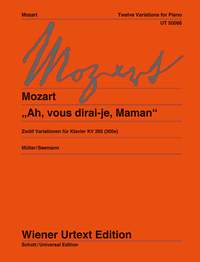 MOZART W.A. - VARIACIONES "AH! VOUS DIRAI-JE MAMAN "(UT) - KV.265 (300E)